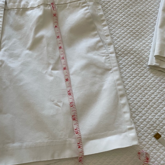 2 pair Ann Taylor Devin white shorts. - Picture 3 of 6